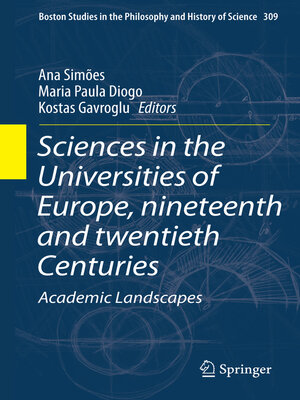 cover image of Sciences in the Universities of Europe, Nineteenth and Twentieth Centuries